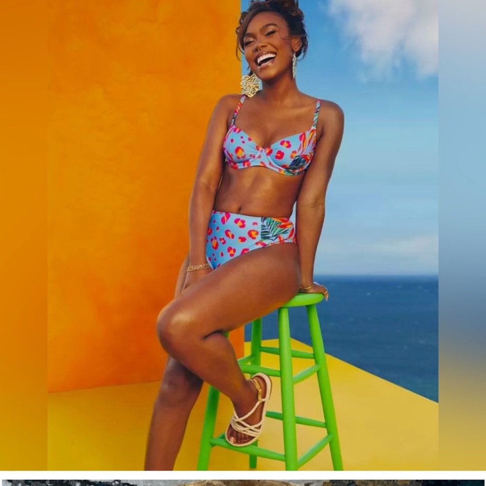NWT Tabitha Brown X Target bikini set | Top -Small Bottoms Medium